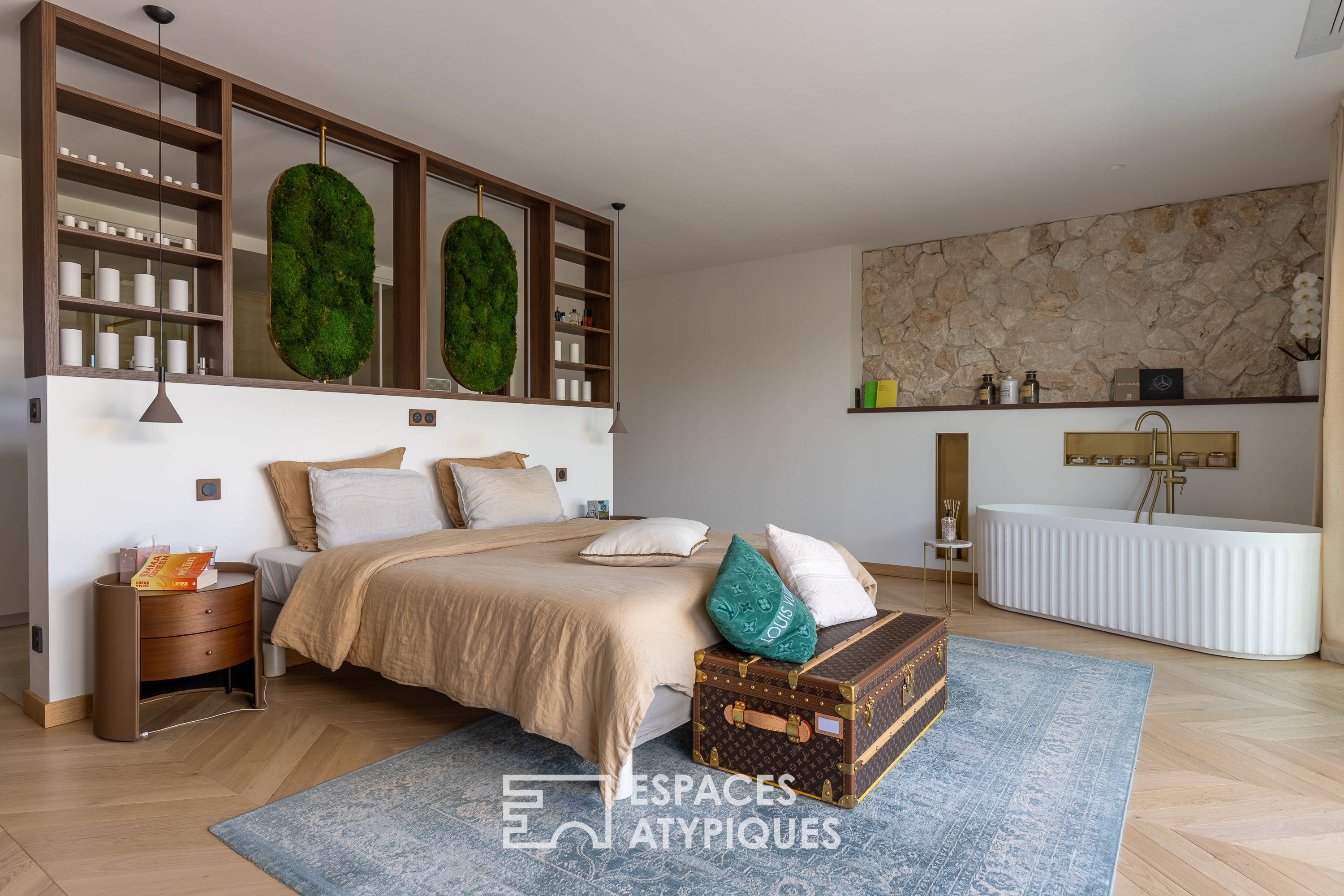 Villa contemporaine de plain-pied avec vue sur le golf