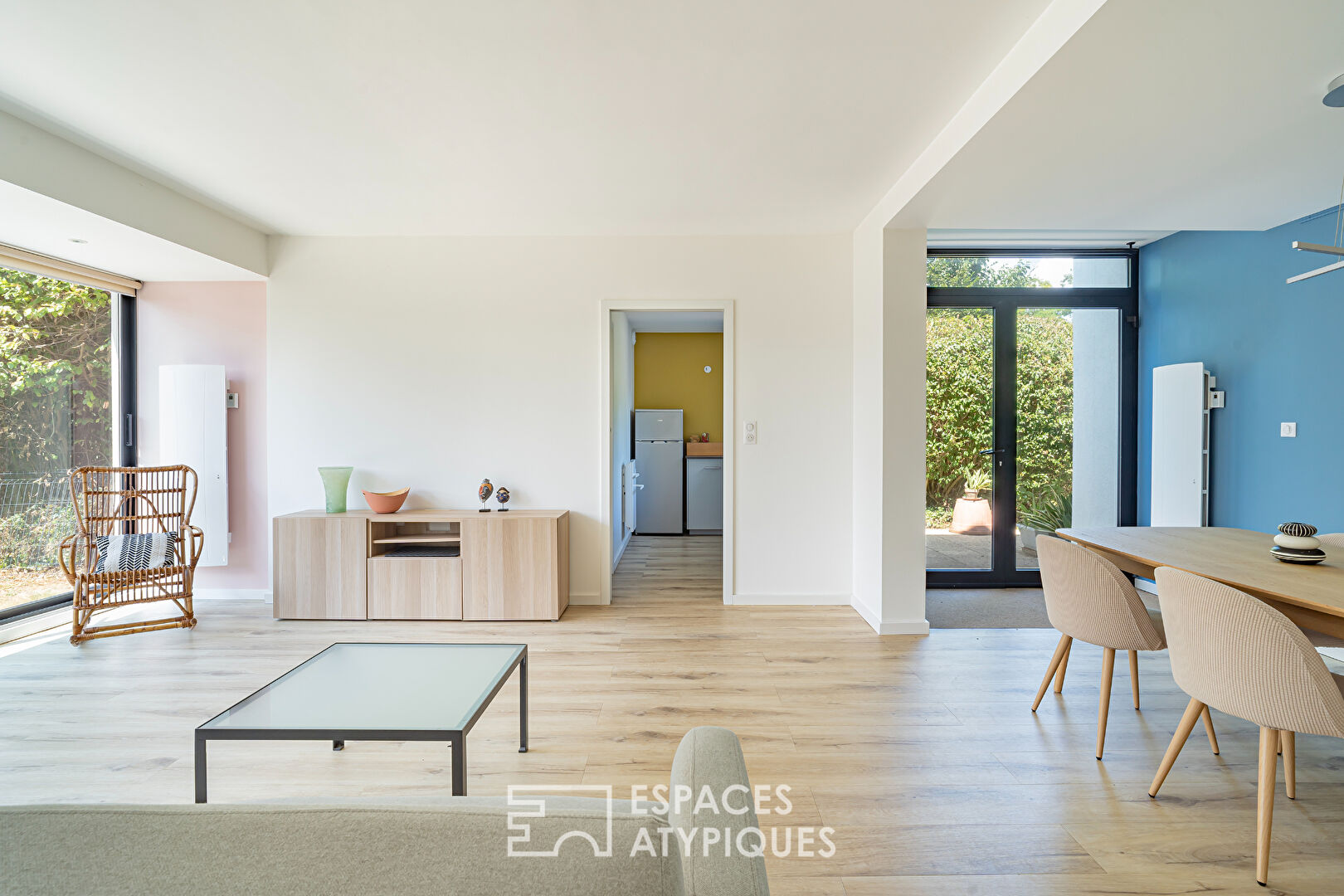 Maison d’architecte avec patio quartier Le Corbusier