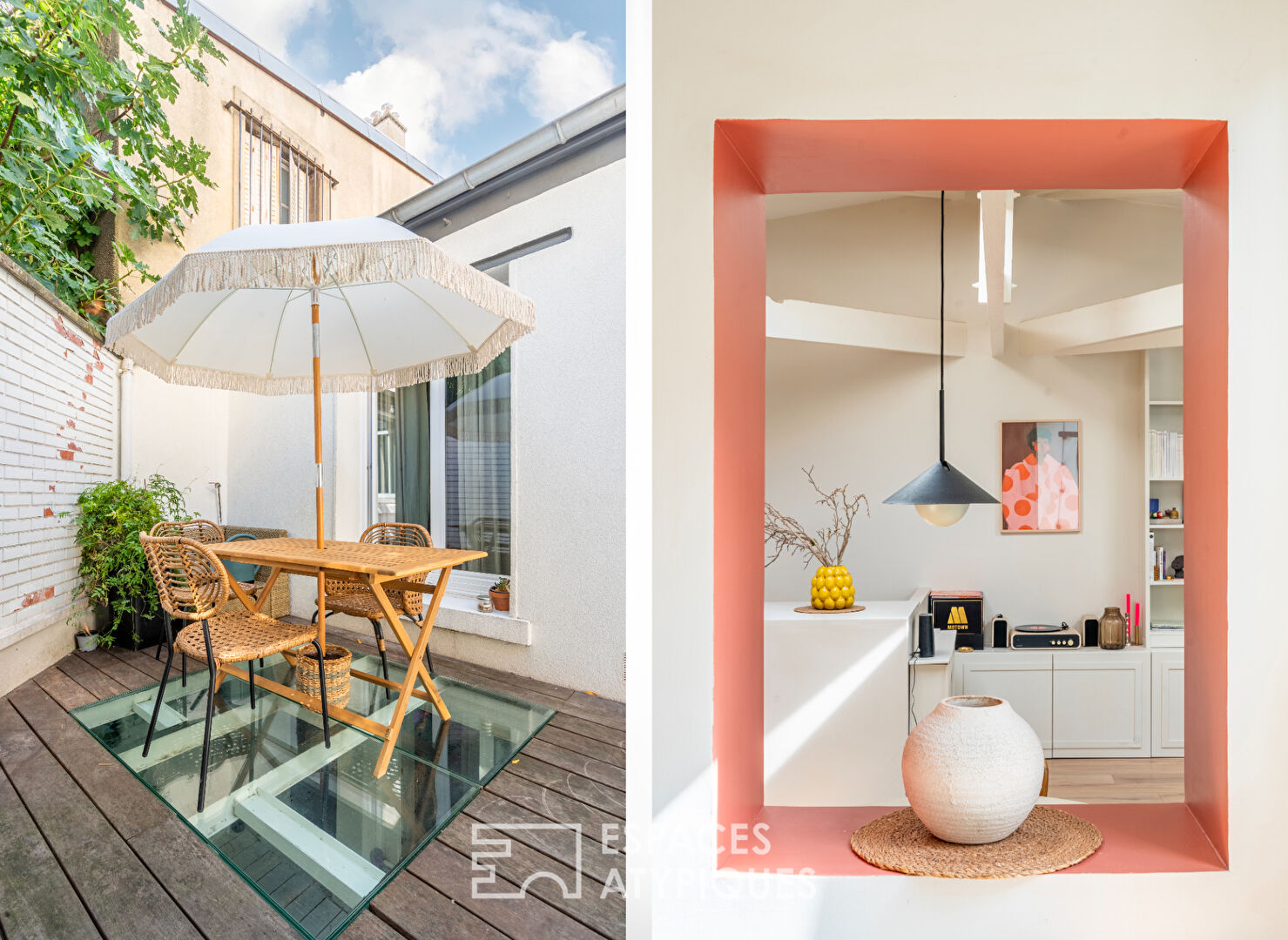 Duplex Workshop with Mixed Use and Terraces