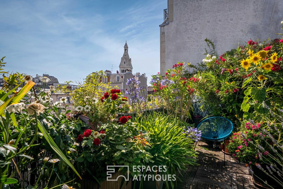 Maison sur un toit avec terrasse vue dégagée