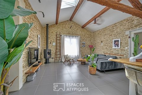 Propriété rénovée avec piscine et dépendances, au calme au coeur de ville