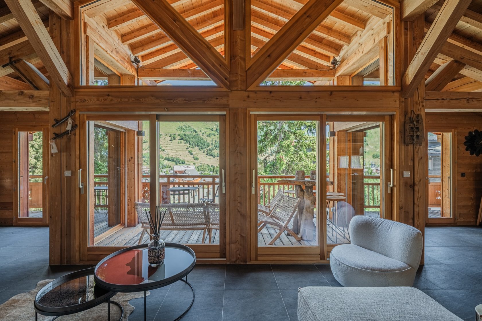 Chalet d’exception avec vue sur les massifs