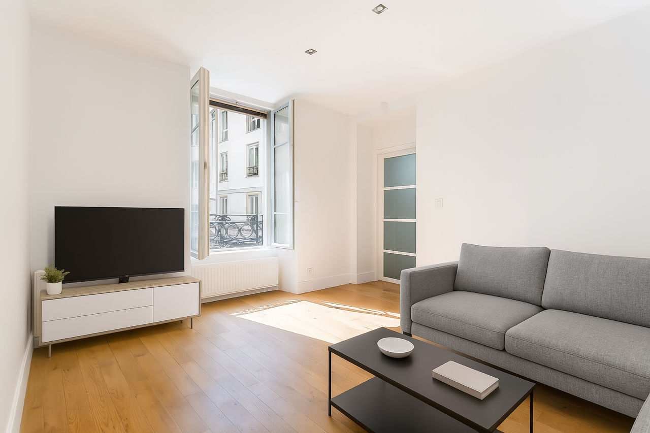 Appartement ancien entièrement rénové Rue Sala en plein coeur du quartier quartier Ainay
