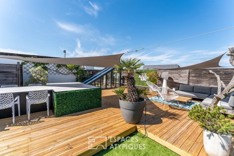 Loft with roof terrace on the edge of Plessis-Robinson