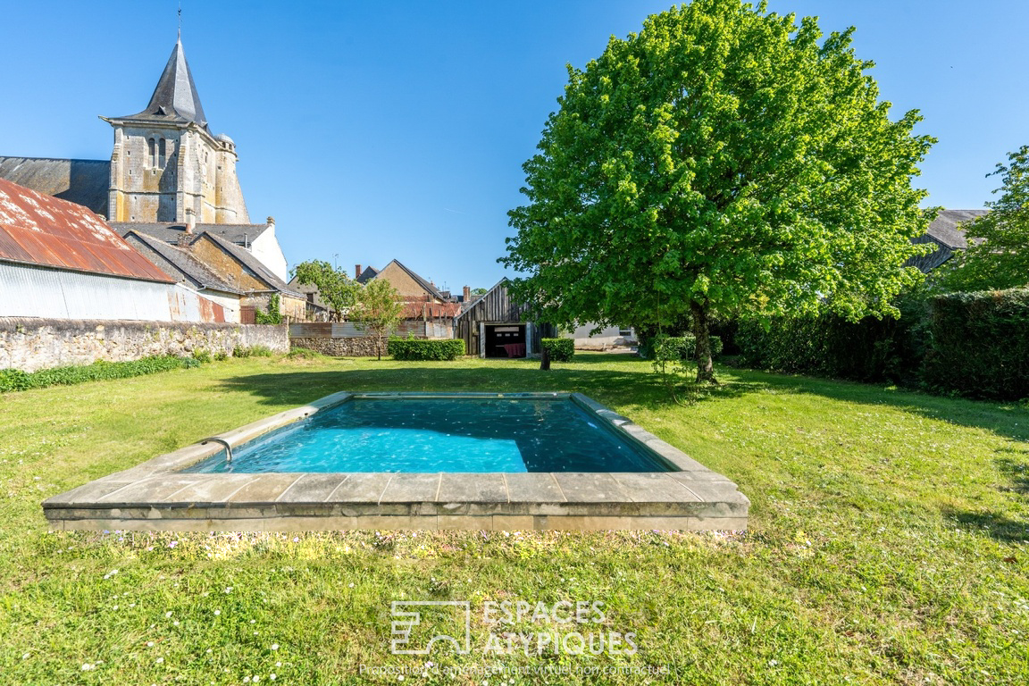 Bâtisses rares avec jardin et dépendances