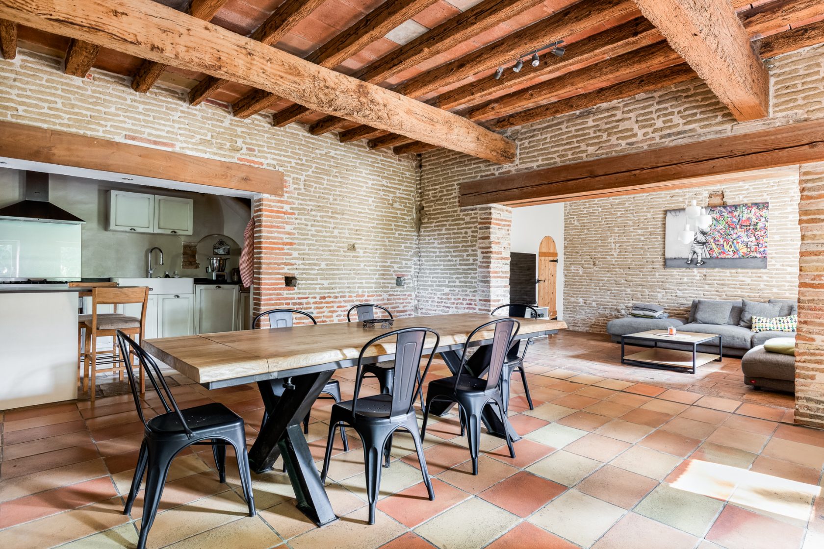 Renovated former farmhouse 25 minutes from Toulouse