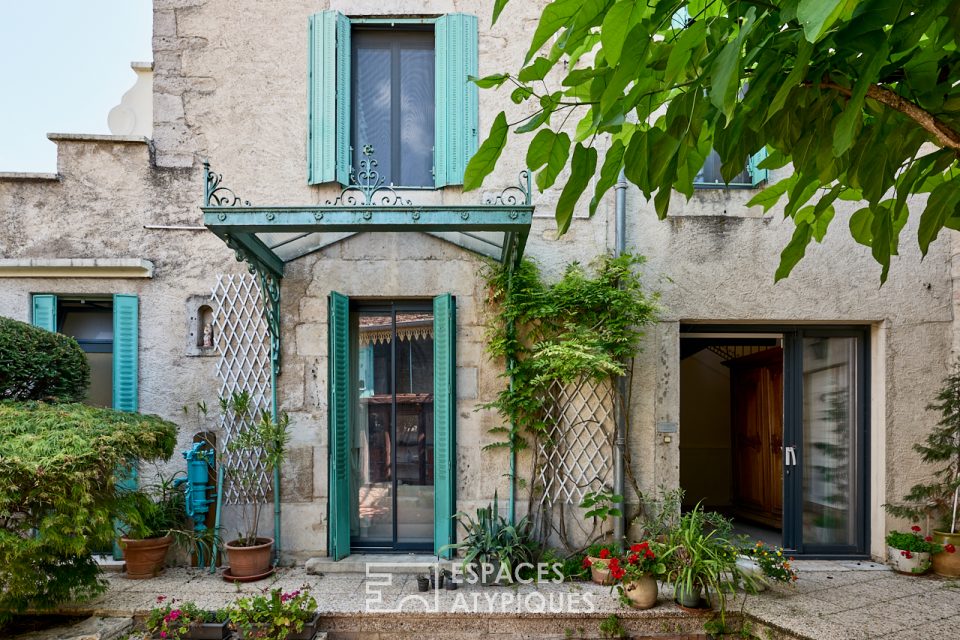 Maison de village avec appartement et local professionnel indépendants