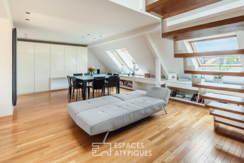 Duplex d’exception sous les toits avec vue Cathédrale