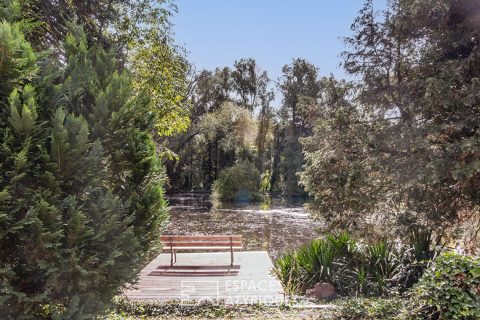 Grande maison familliale avec gite independant et étang privé à Bray sur Somme