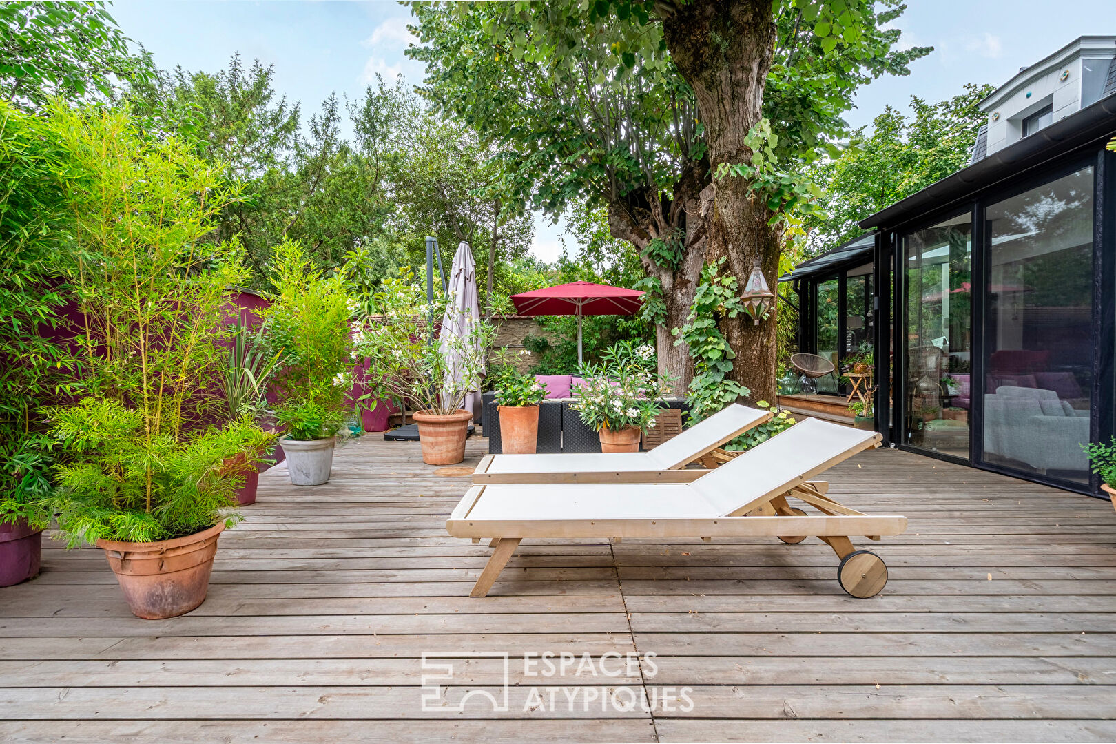 Maison d’architecte confidentielle à La Varenne Saint-Hilaire