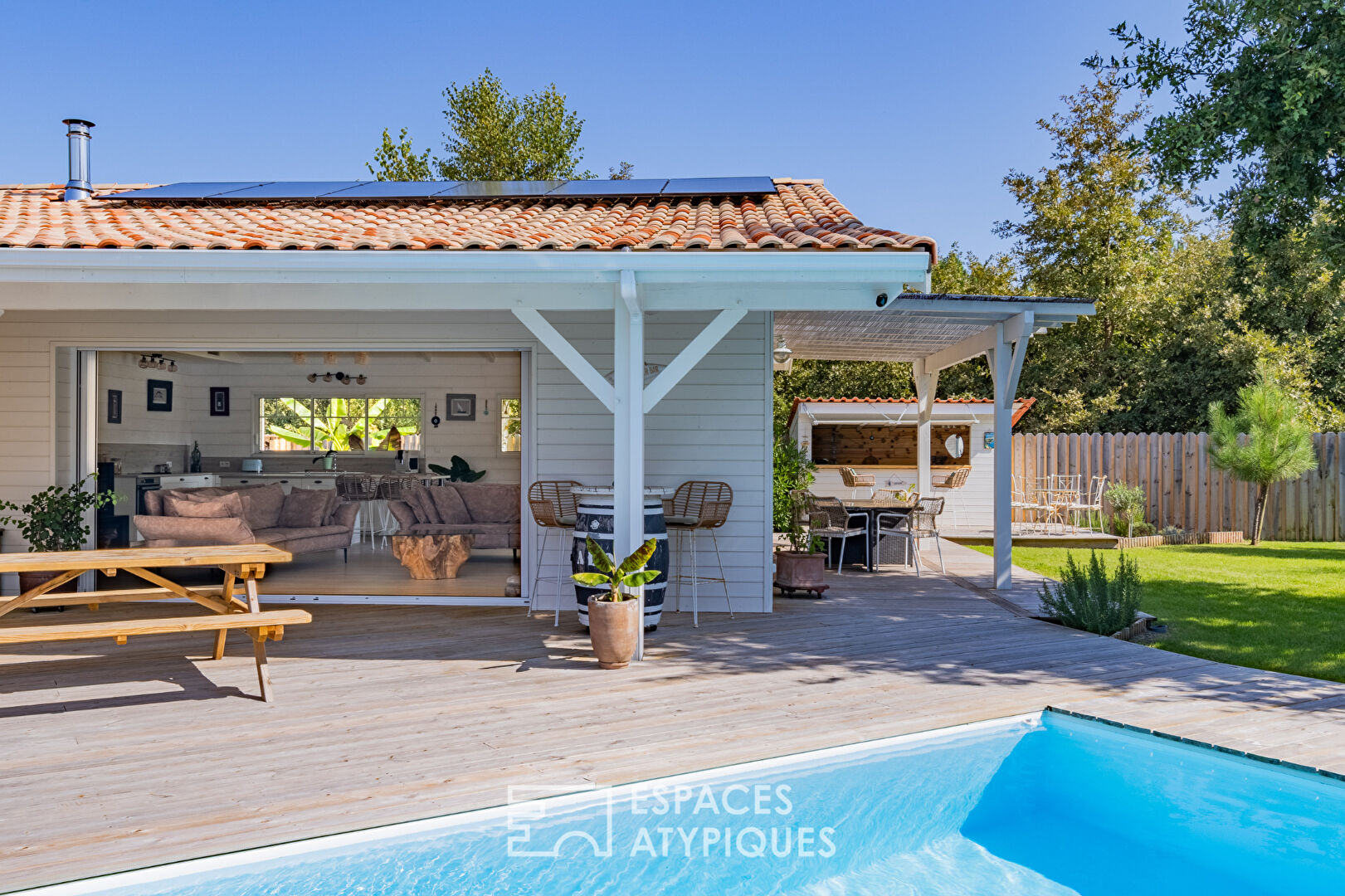 Villa contemporaine aux airs de vacances