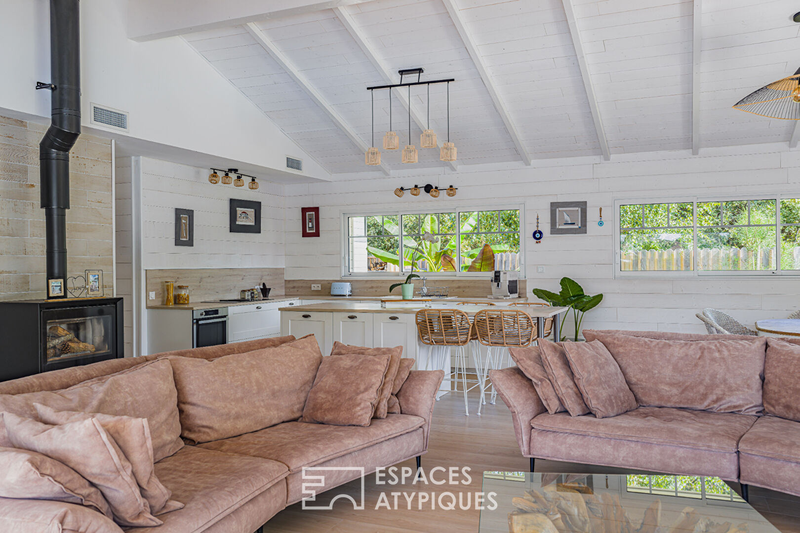 Villa contemporaine aux airs de vacances