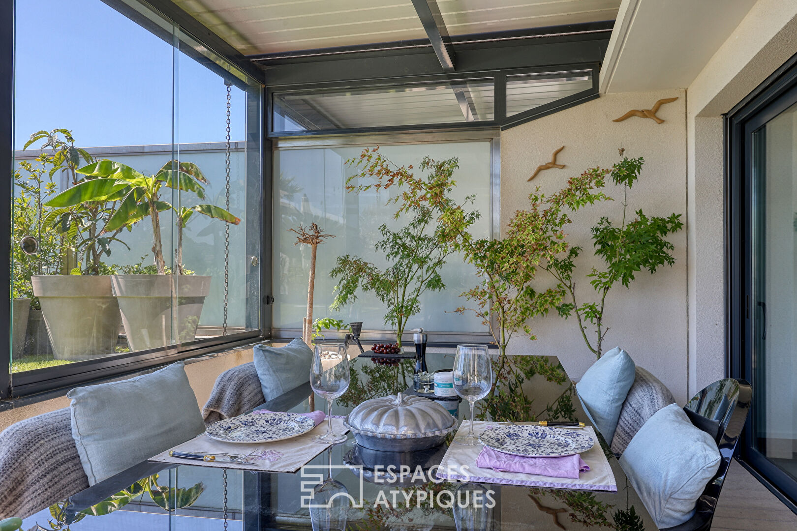 Appartement terrasse vue mer imprenable et accès plage