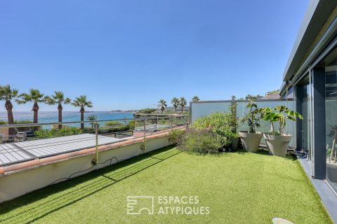 Appartement terrasse vue mer imprenable et accès plage