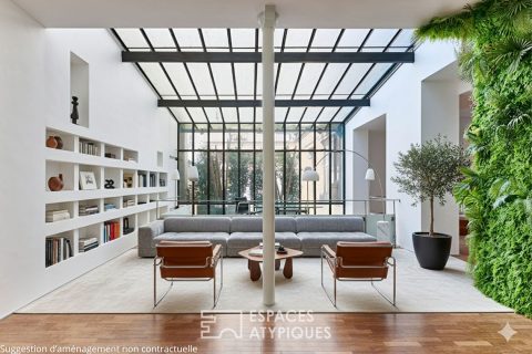 Loft avec piscine et commercialité au Marché Saint-Martin