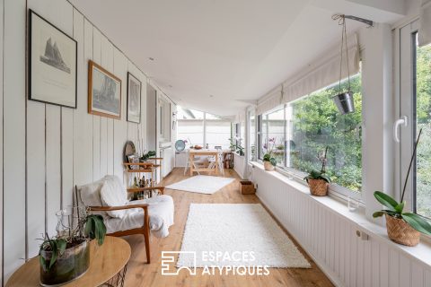 Nantes  Zola / Dervalières –  Maison familiale des années 50 avec véranda et jardin
