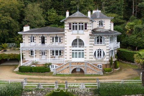 Demeure Art nouveau en baie de Morlaix
