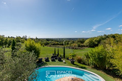 Maison familiale et contemporaine à l’esprit vacances