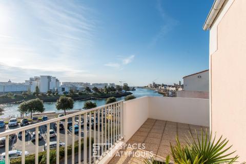 Duplex avec terrasses et vue panoramique sur le port des Sables d&rsquo;Olonne