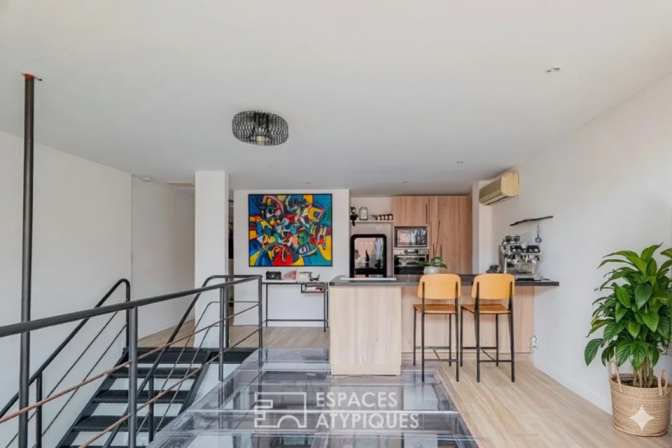 Ancienne soufflerie transformée en loft type industriel - Réf. 12753