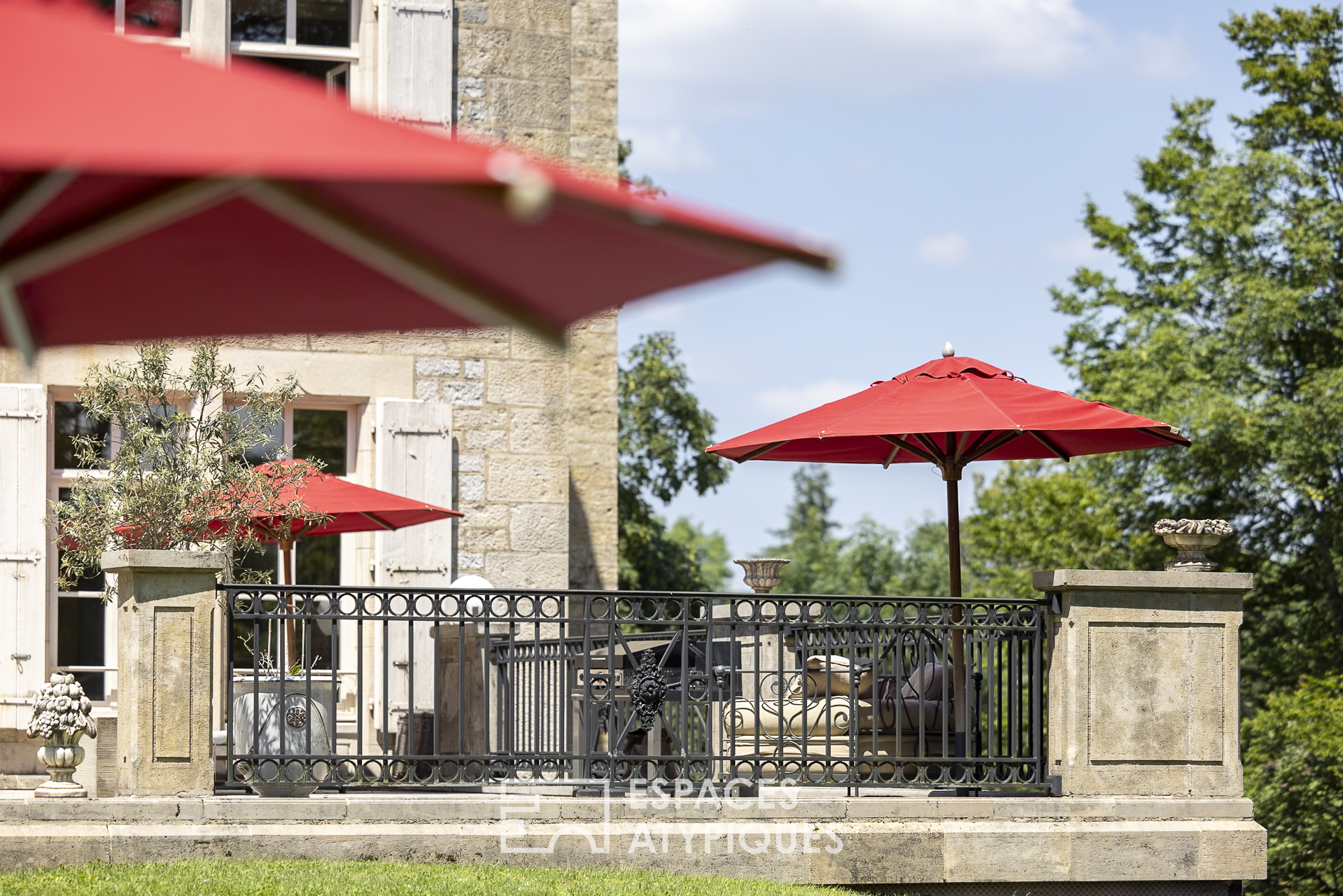 French elegance in this 19th century castle