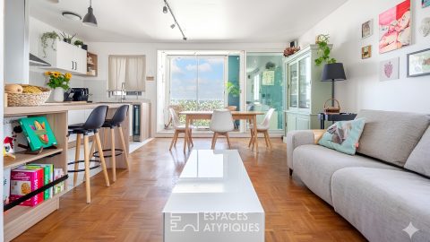 Appartement rénové avec loggia et vue panoramique