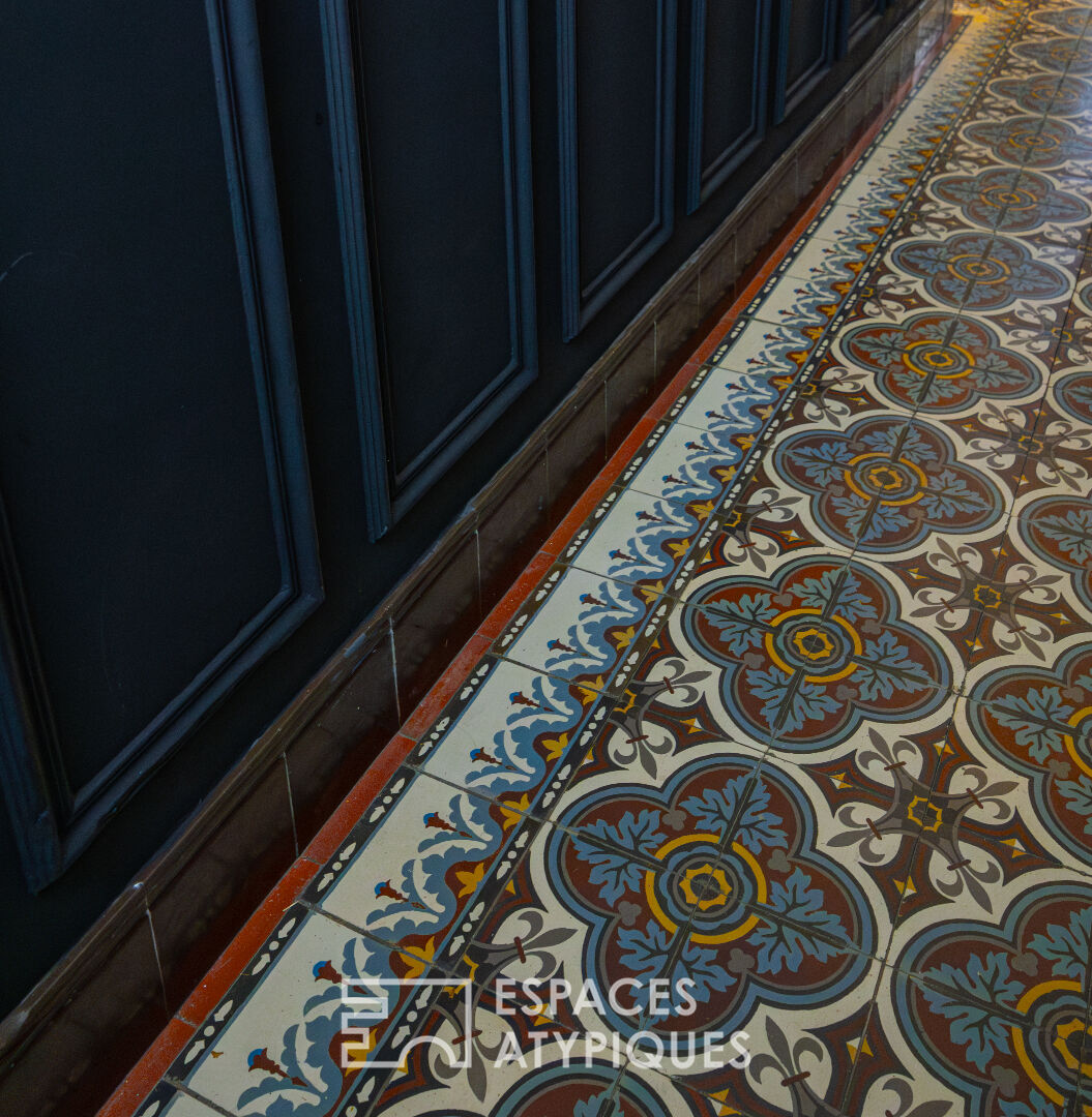 Maison familiale en coeur de ville avec piscine, terrasse, jardin et garage à Albert