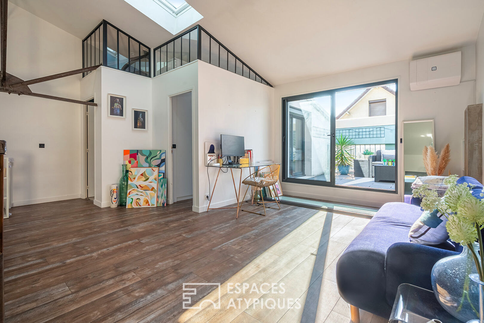 Loft en duplex avec terrasse