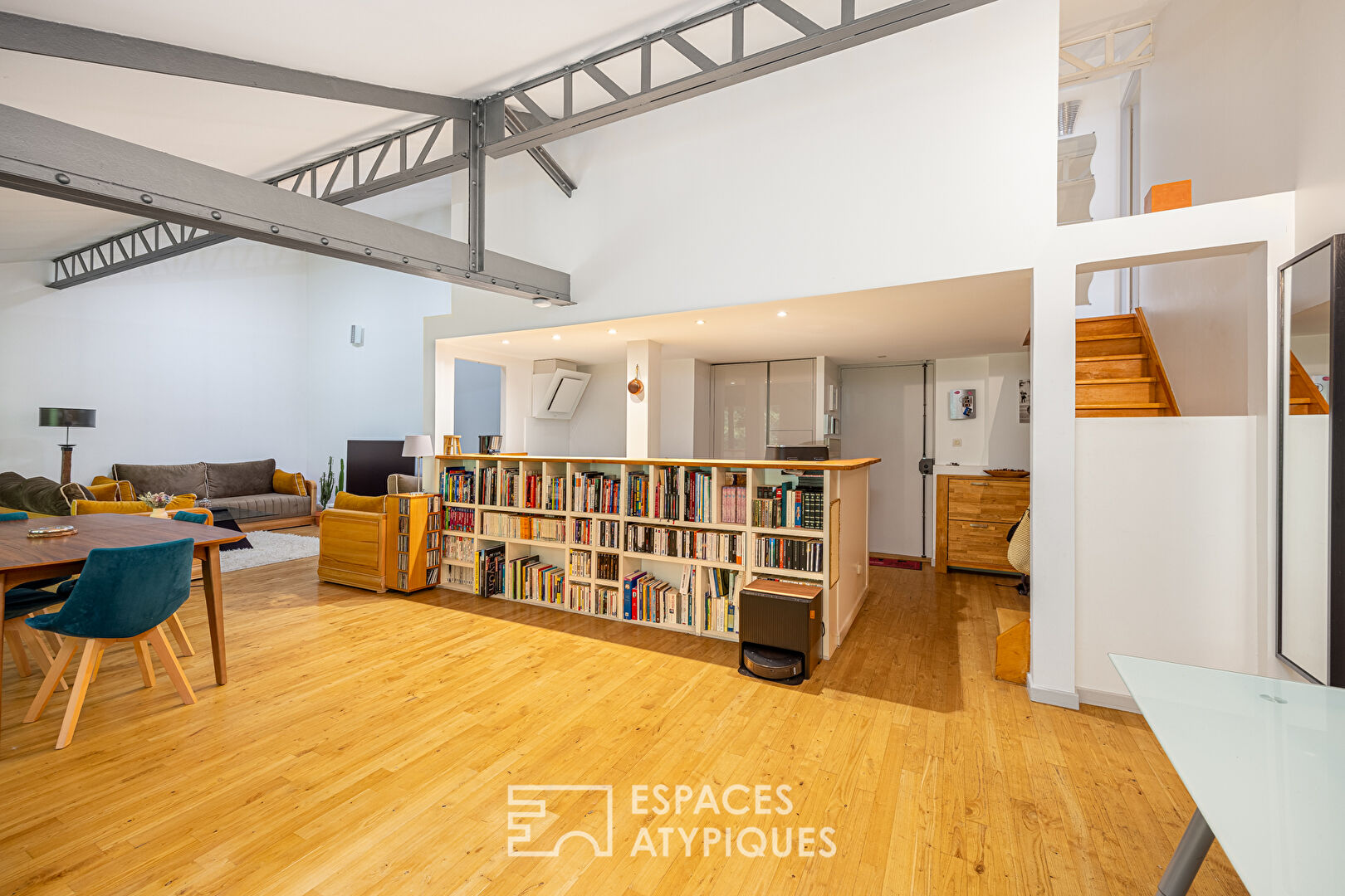 Loft en dernier étage avec vue sur la nature