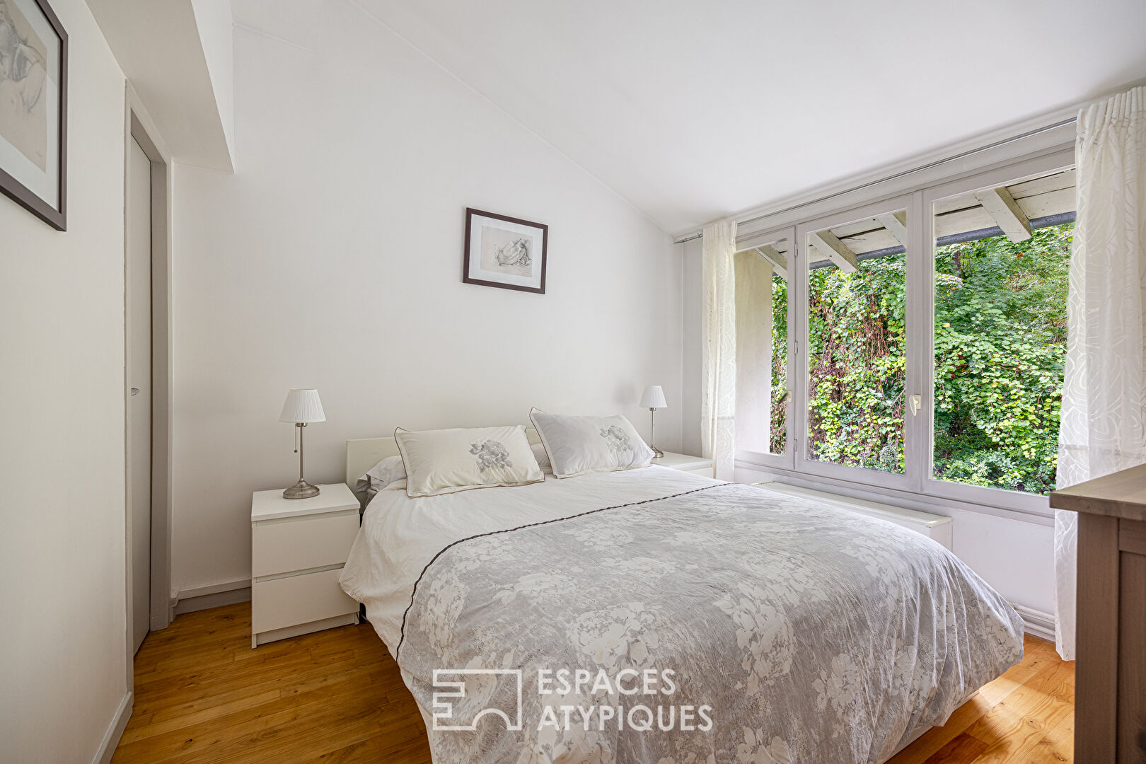 Loft en dernier étage avec vue sur la nature