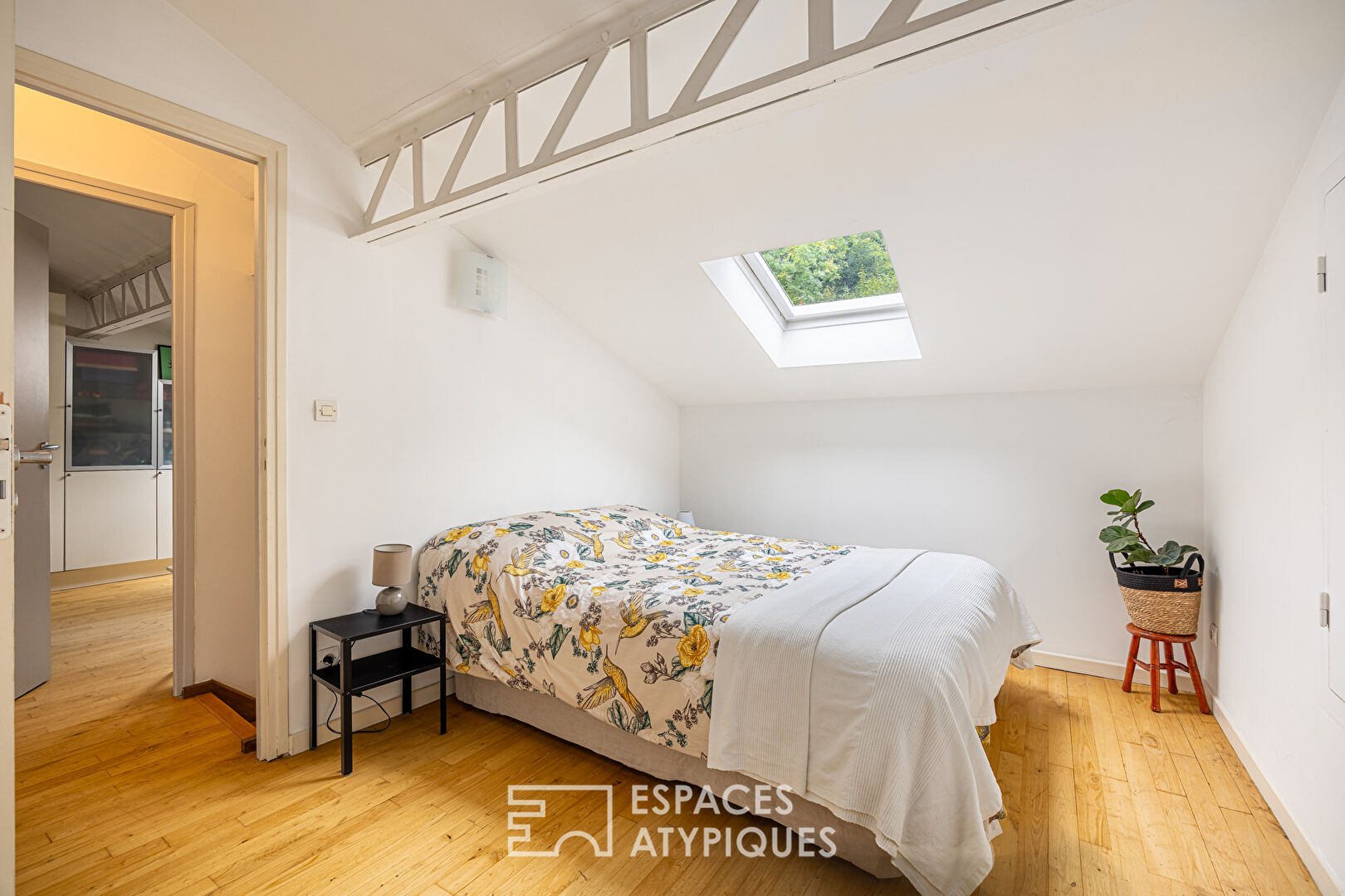 Loft en dernier étage avec vue sur la nature