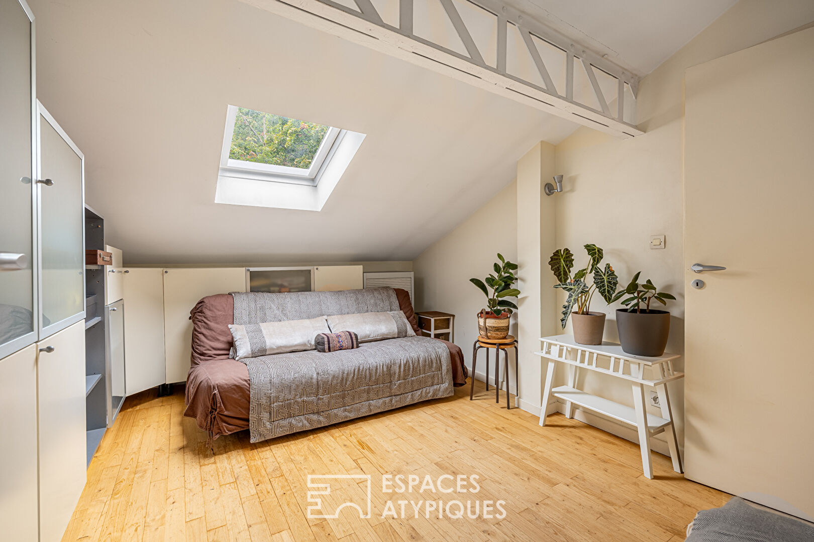 Loft en dernier étage avec vue sur la nature