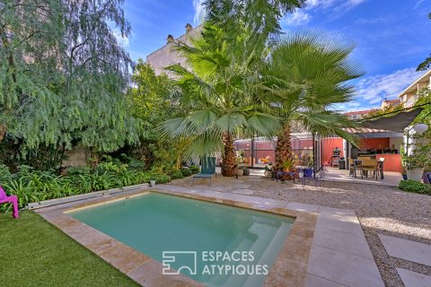 House with landscaped garden and swimming pool, a stone’s throw from the city center of Sète