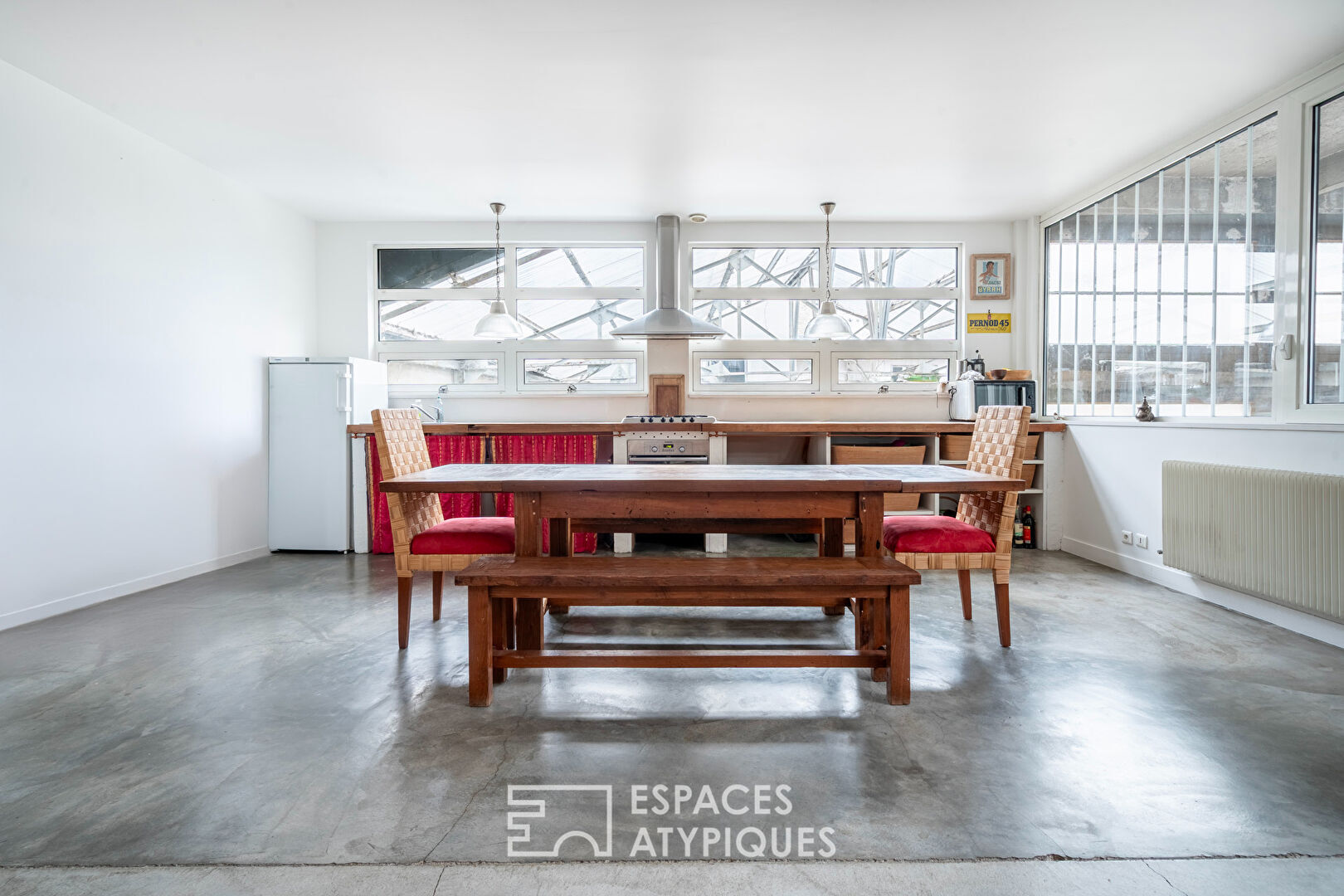 Loft lumineux dans une ancienne usine