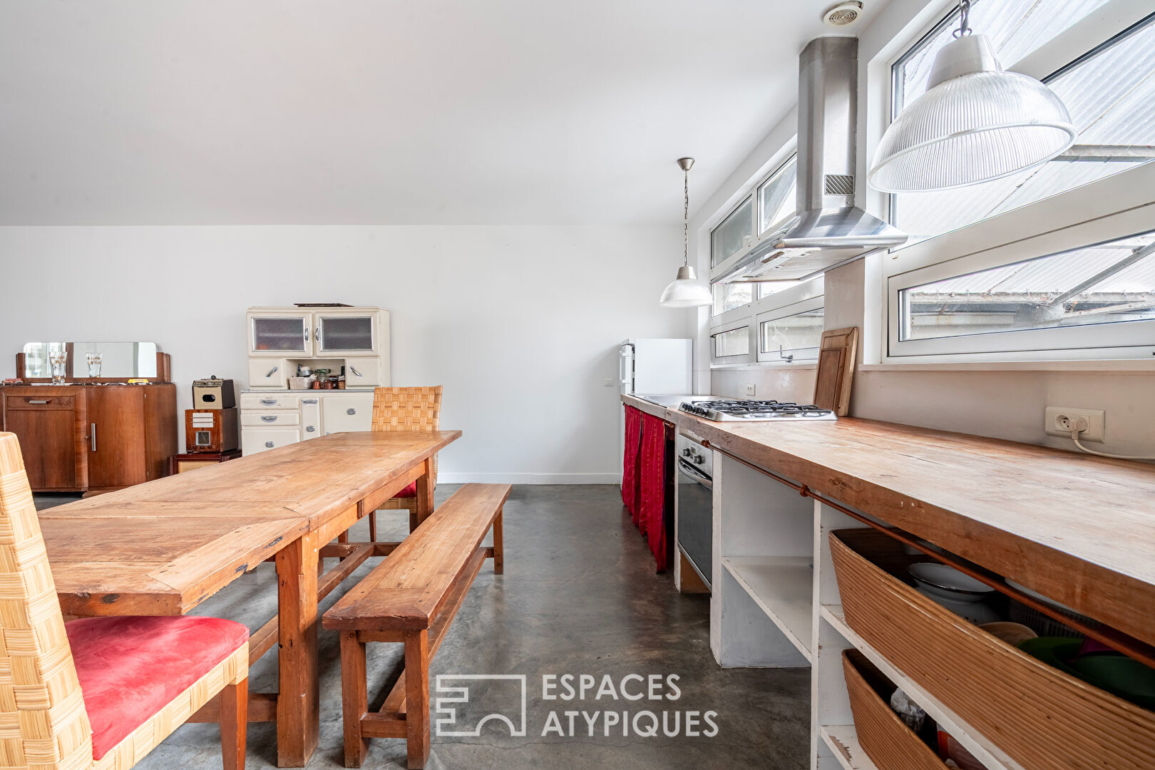 Loft lumineux dans une ancienne usine
