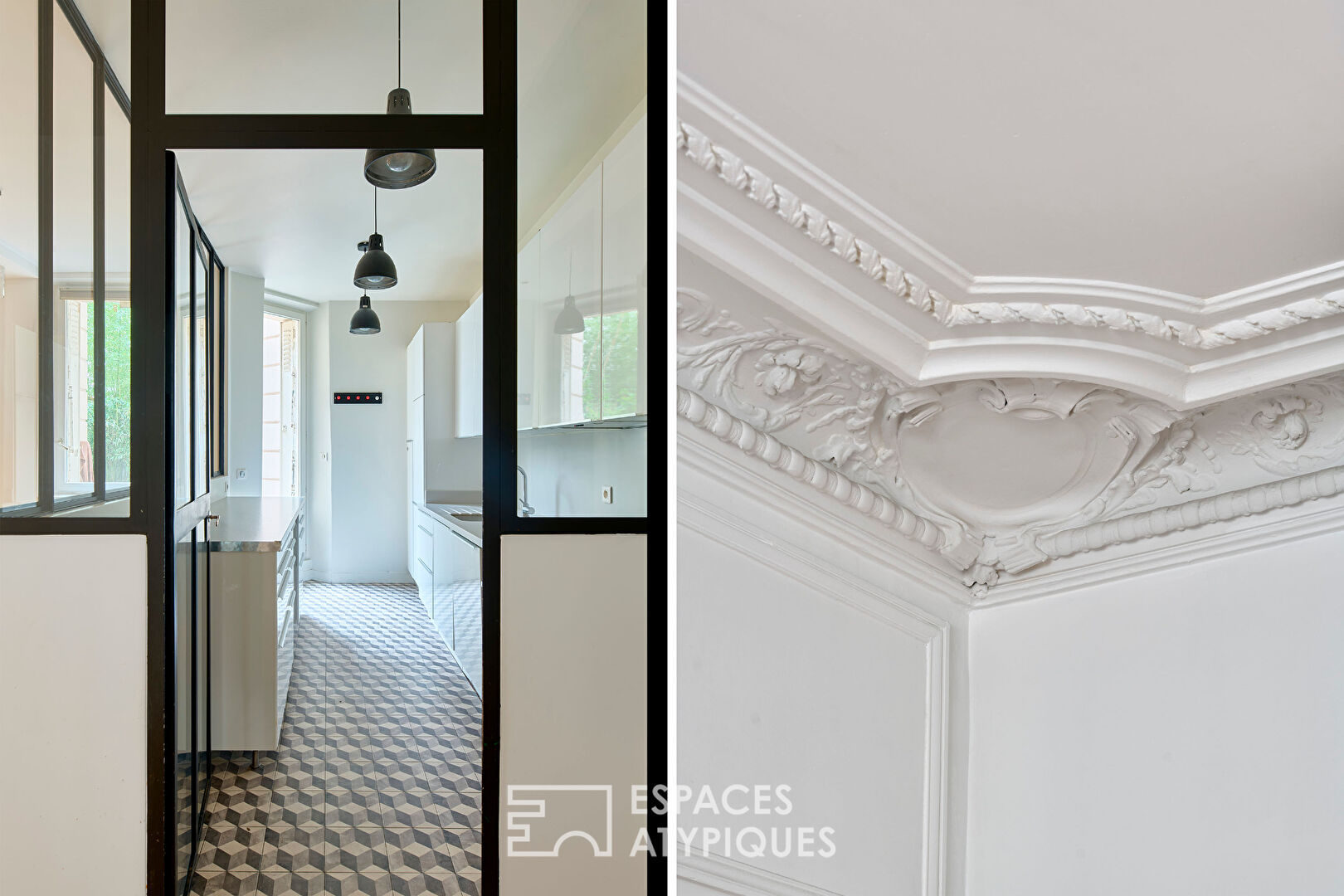 Rez-de-jardin rénové avec terrasse – Trocadéro