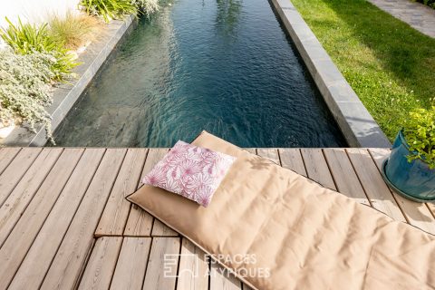 Maison d’architecte bioclimatique avec jardin, piscine et stationnement au coeur du Bouscat