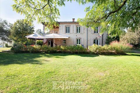 Maison de caractère avec dépendance et parc arboré