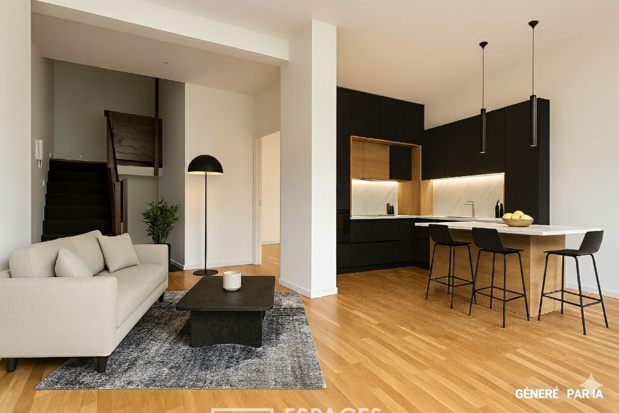 Loft-style duplex near Place Guichard