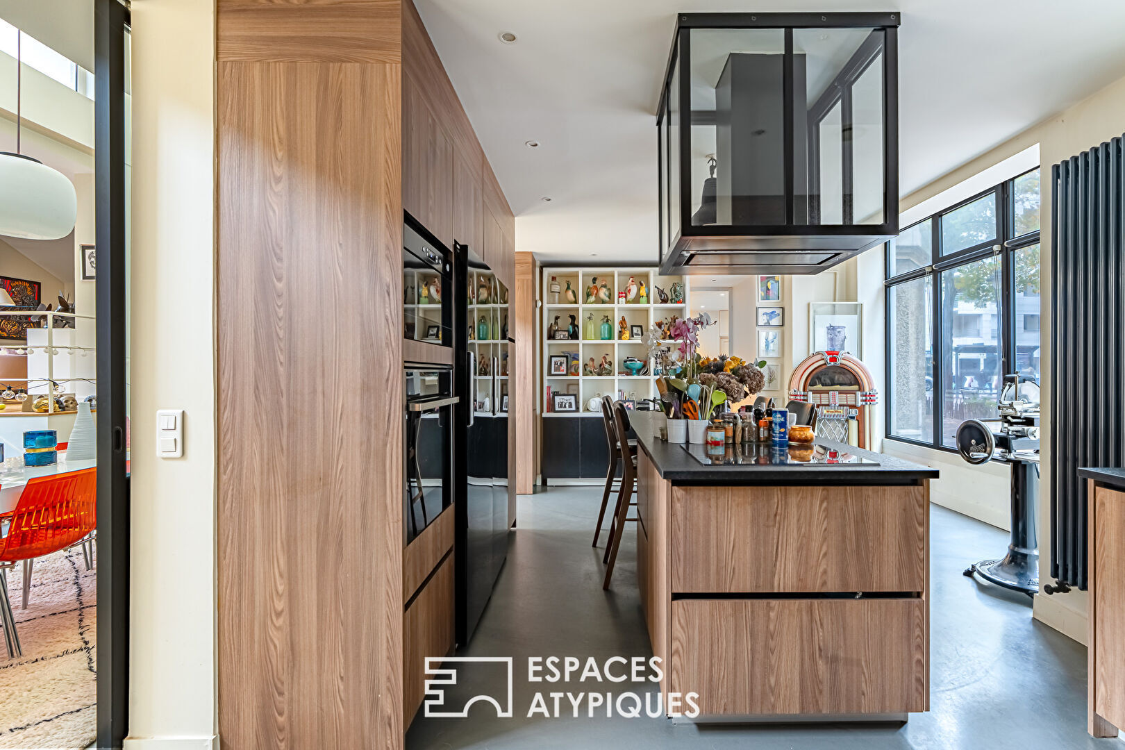 Loft contemporain familial avec patio aux perspectives spectaculaires