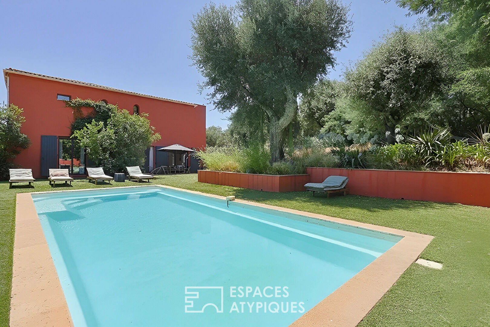 Villa esprit hacienda en bord de mer