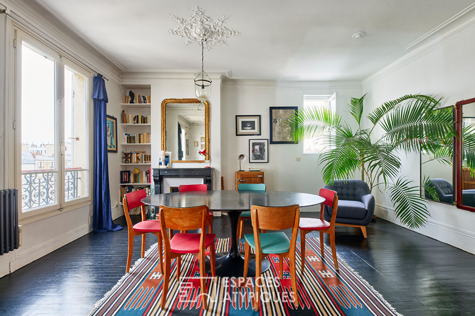 Bohemian spirit on a high floor overlooking a courtyard – Barbès-Rochechouart