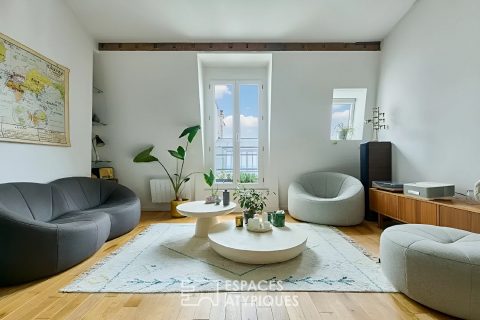 Renovated top floor – Lorette-Martyrs district