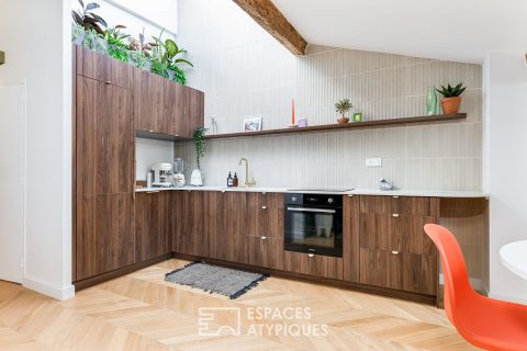 Appartement rénové en dernier étage aux Chalets