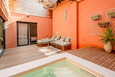 Narbonne centre : maison de standing avec piscine et prestations haut de gamme