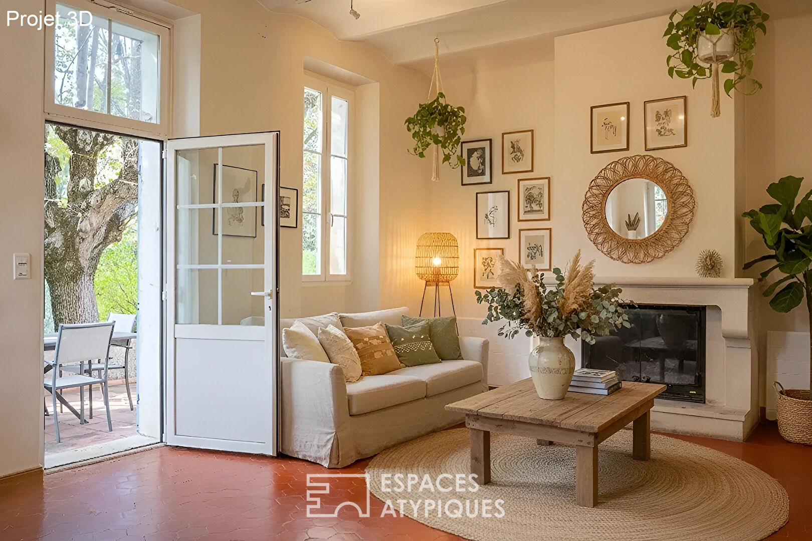 Former 19th century school with swimming pool and artist’s studios