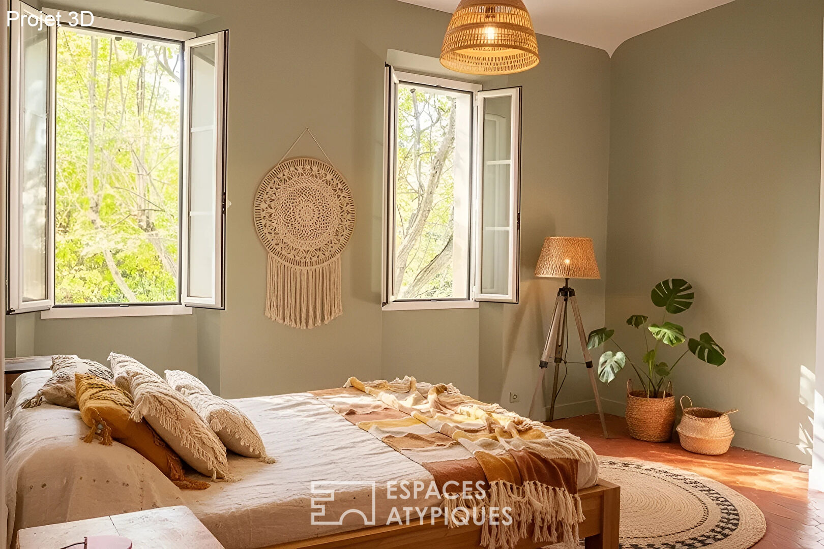 Former 19th century school with swimming pool and artist’s studios