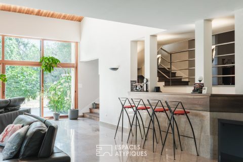 Natural setting with architect-designed house