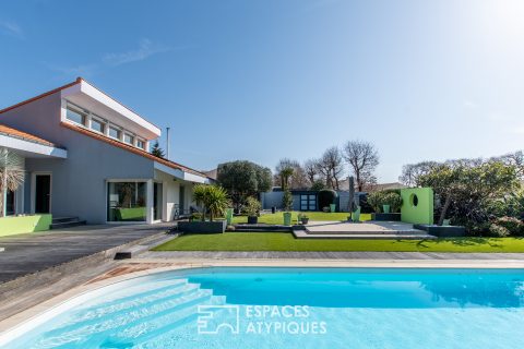 Villa contemporaine avec jardin à deux pas de l’océan
