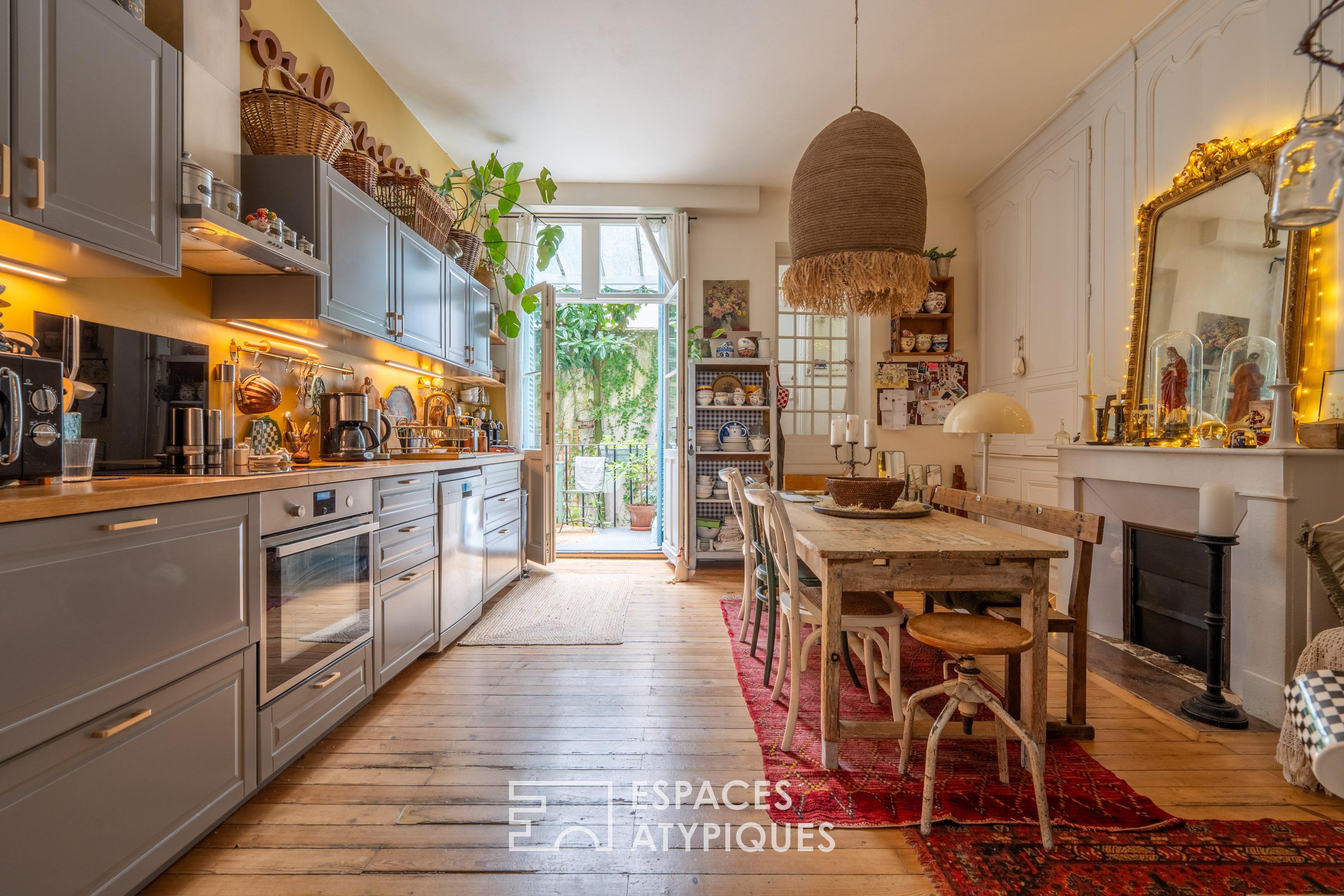 Superbe appartement de charme avec cour